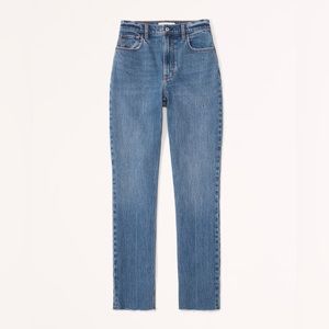 Abercrombie Curve Love Ultra High Rise 90s Straight Jean